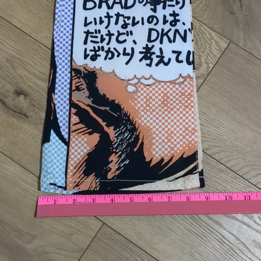 DKNY vintage 90's Pop Art Pants Roy Lichtenstein Juniors size 5 - Picture 8 of 15